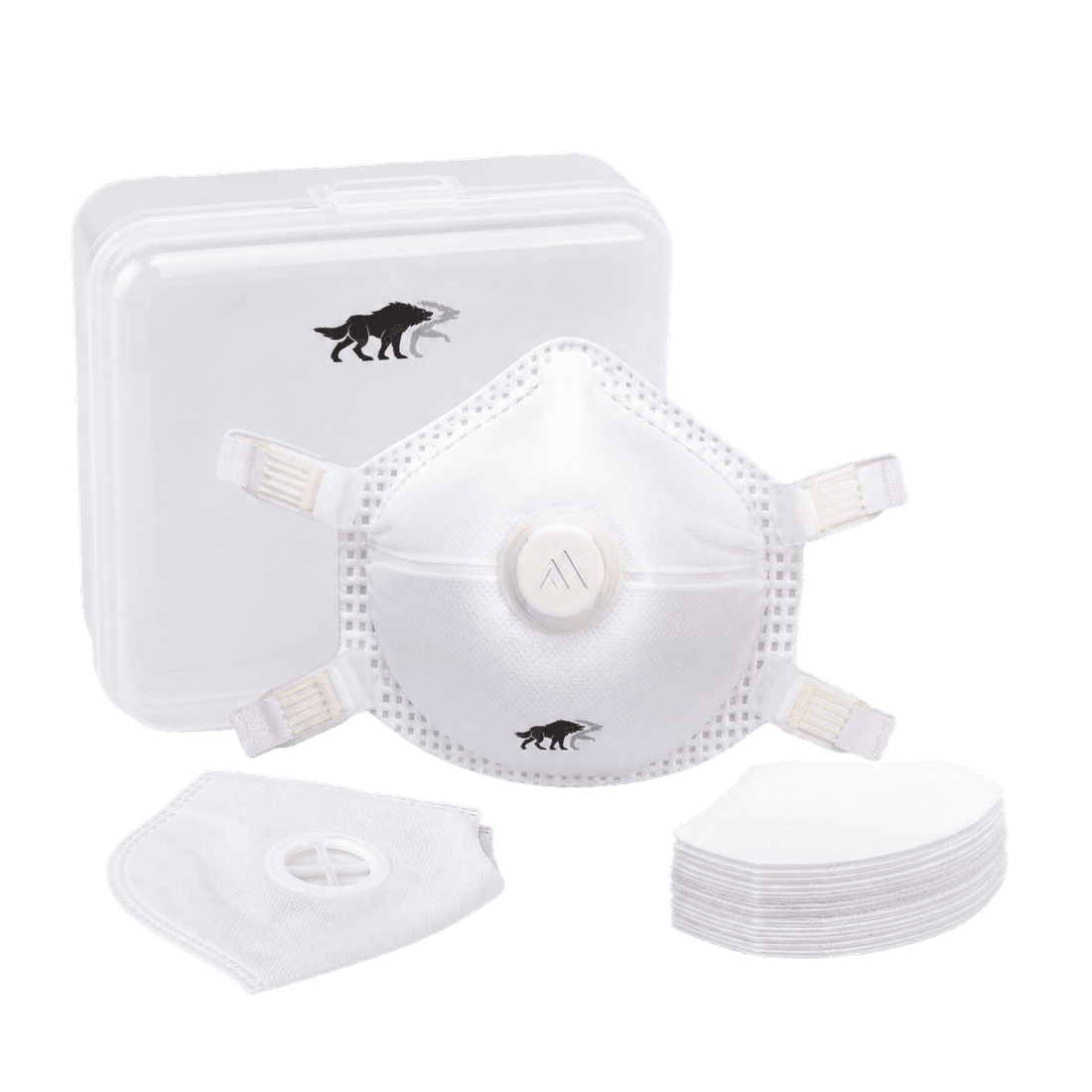 Disposable respirator with valve